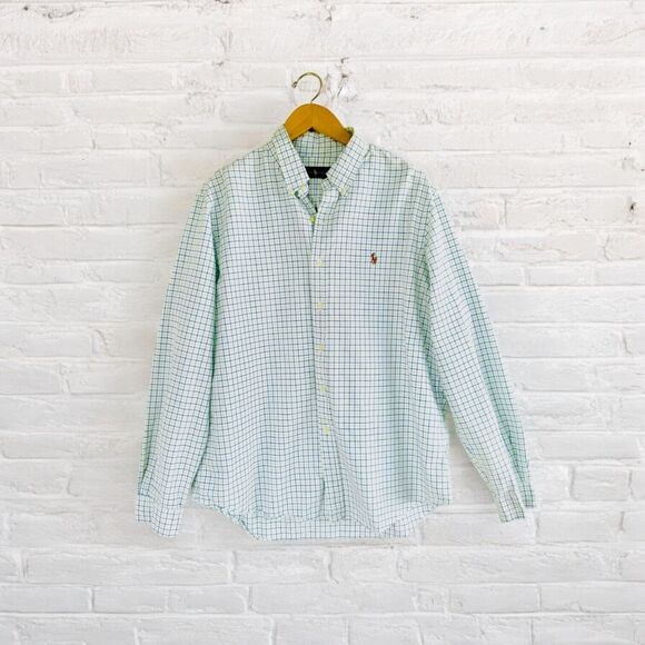 Lauren Ralph Lauren Other - Ralph Lauren Mens Plaid Button Down Shirt White Size XL Summer Casual Office